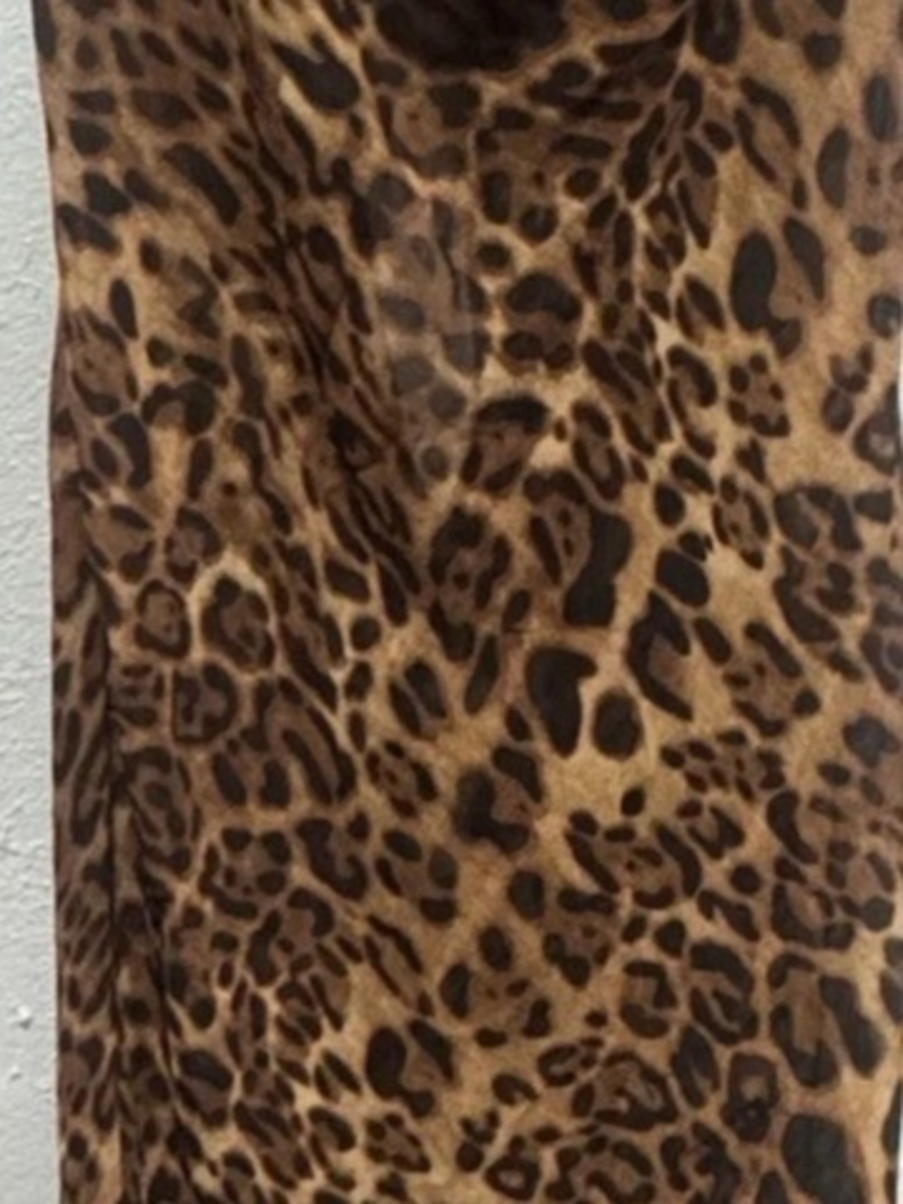 Leopard Print Maxi Dress Size Medium Like New